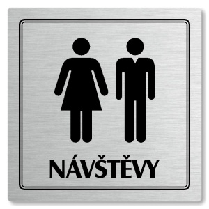 Piktogram WC návštěvy